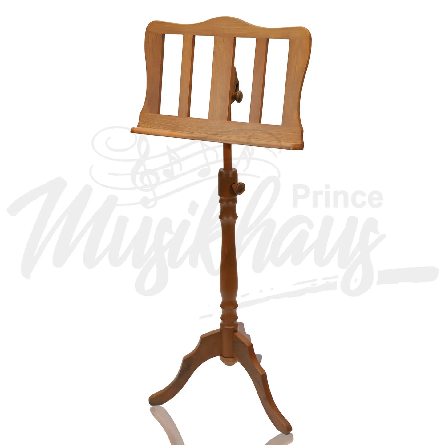 Muzikkon Single Tray Georgian Music Stand Walnut