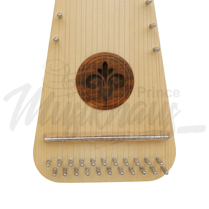 Muzikkon Soprano Bowed Psaltery Roundback Lacewood