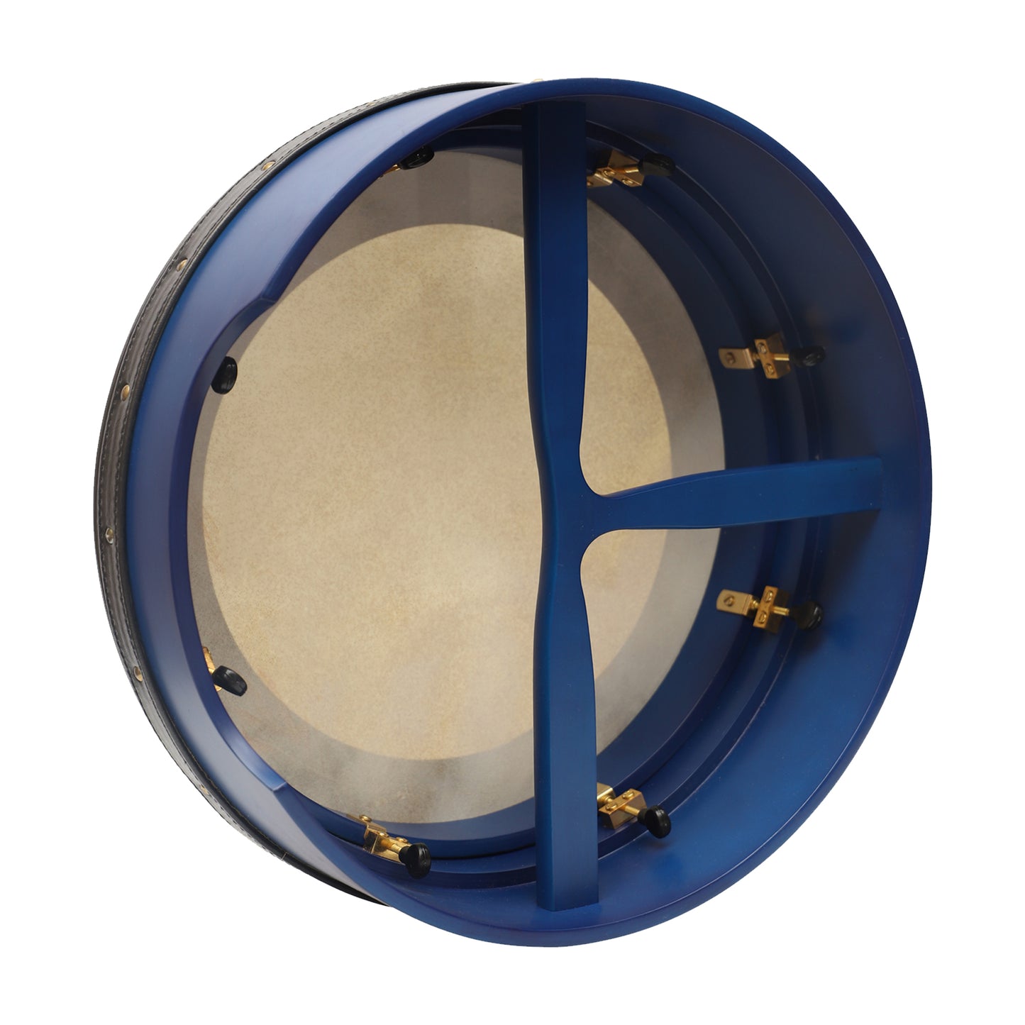 Muzikkon 16”x5" (40.5x12.5 Cm) Premium Celtic Irish Bodhran With Easy Tune System Deep Rim T- Bar & Taped Finish