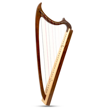 MUZIKKON GOTHIC HARP 29 STRING ROSEWOOD