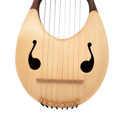 Muzikkon Lyre Harp 8 String Rosewood