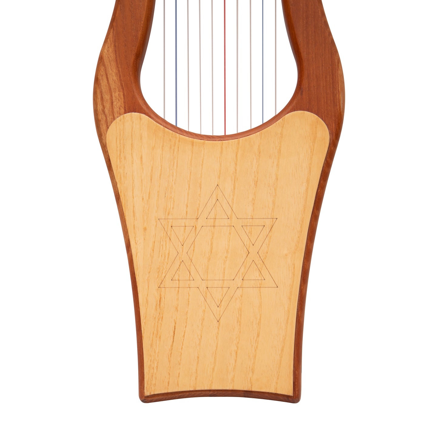 MUZIKKON MINI KINNOR HARP, 10 STRING RED CEDAR