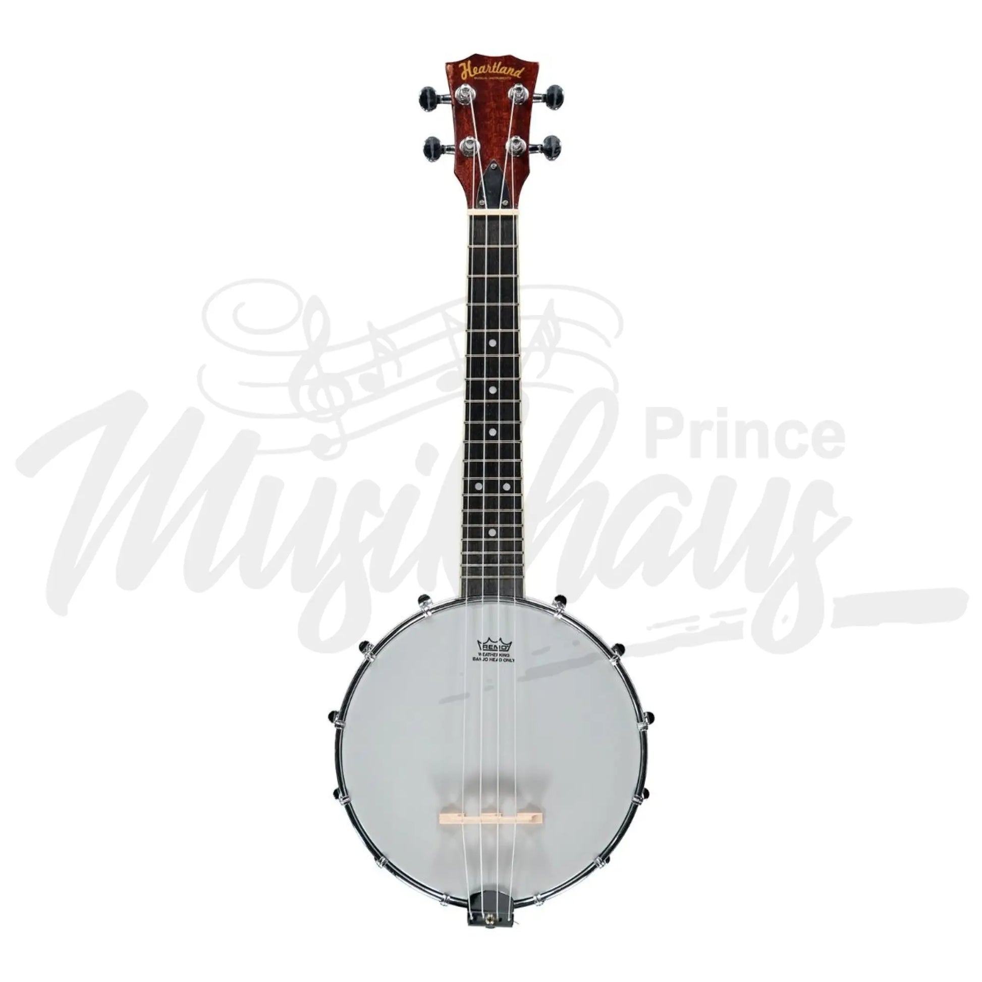 New Heartland 4 String Banjolele Banjo Ukulele 23 Inch Concert Mahogany