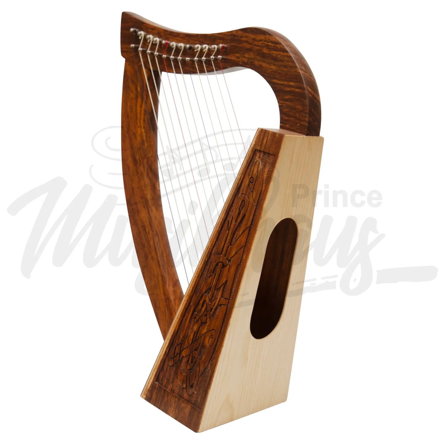 O’carolan Harp 12 String Rosewood Celtic Dragon