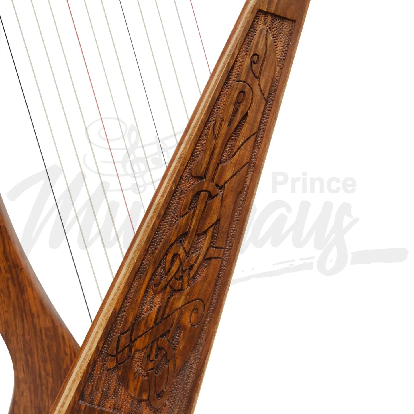 O’carolan Harp 12 String Rosewood Celtic Dragon