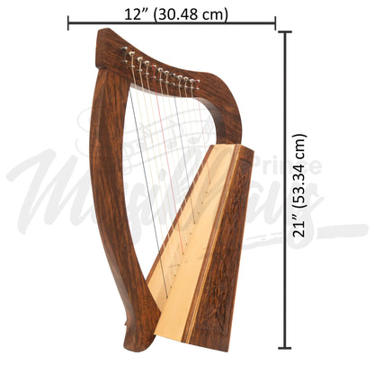 O’carolan Harp 12 String Rosewood Knotwork