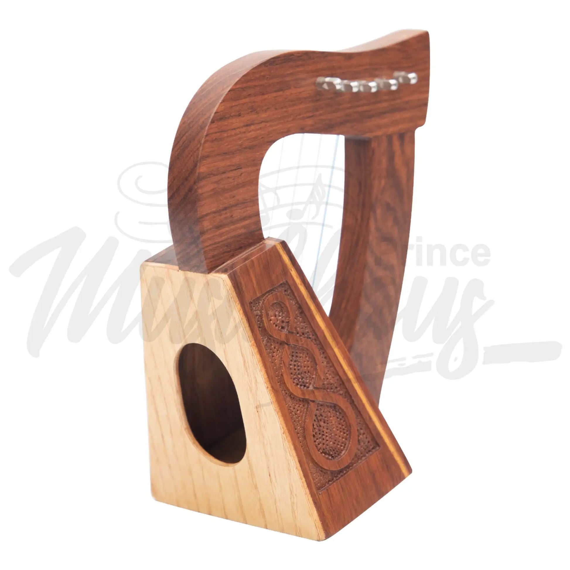 O’carolan Harp 5 String Rosewood Knotwork