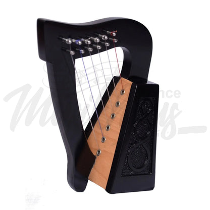 O’carolan Harp 6 String Black Knotwork