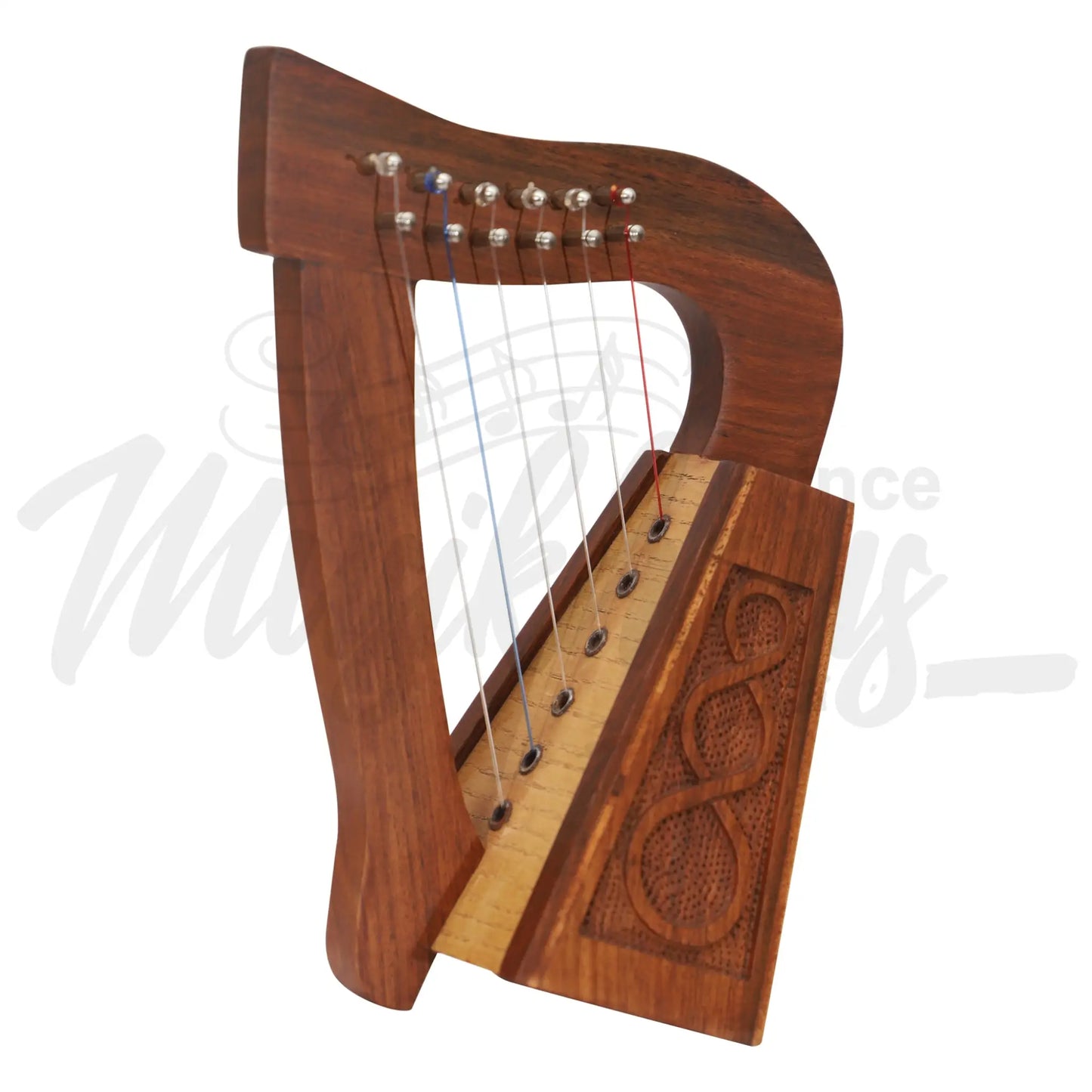 O’carolan Harp 6 String Rosewood Knotwork