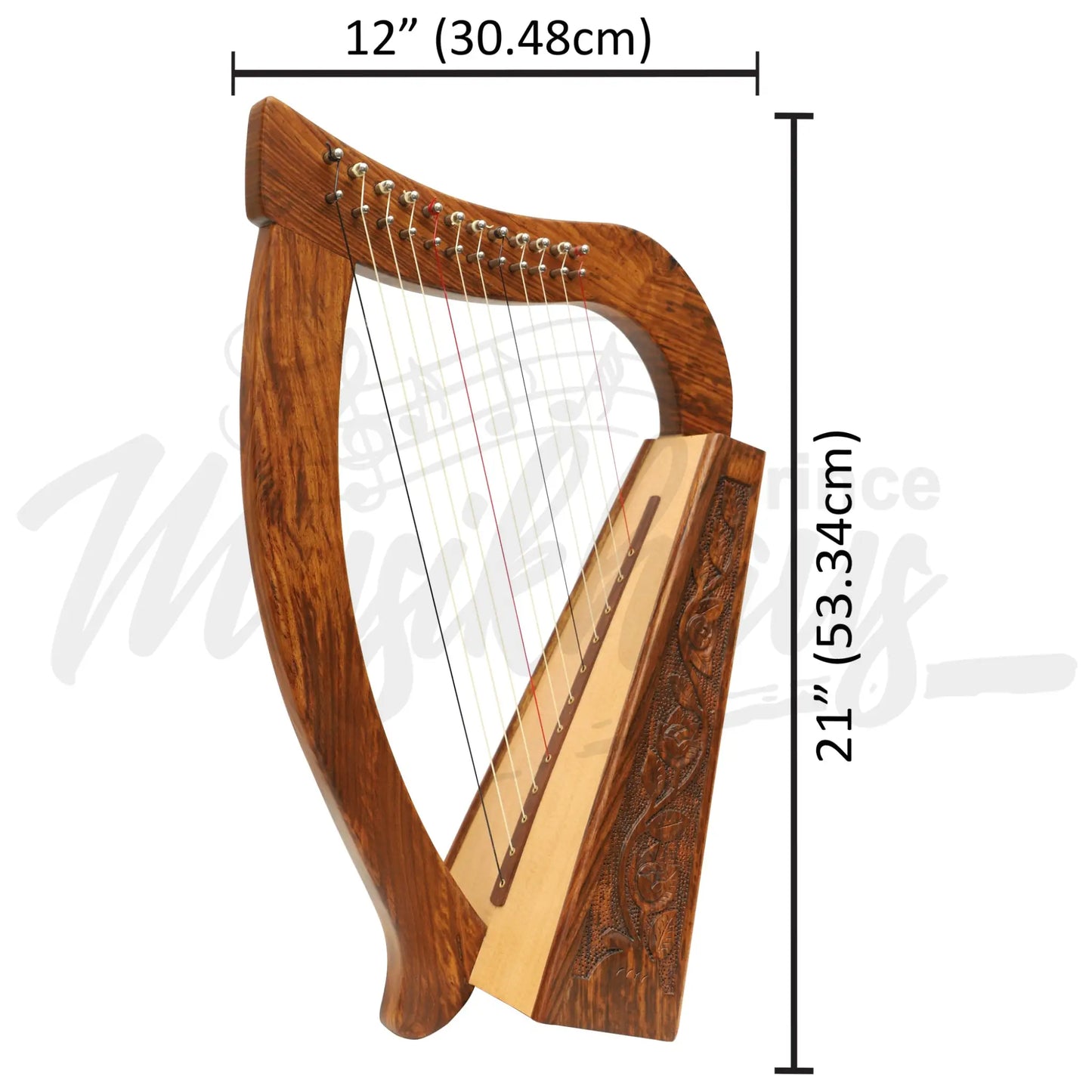 O’carolon Harp 12 String Rosewood