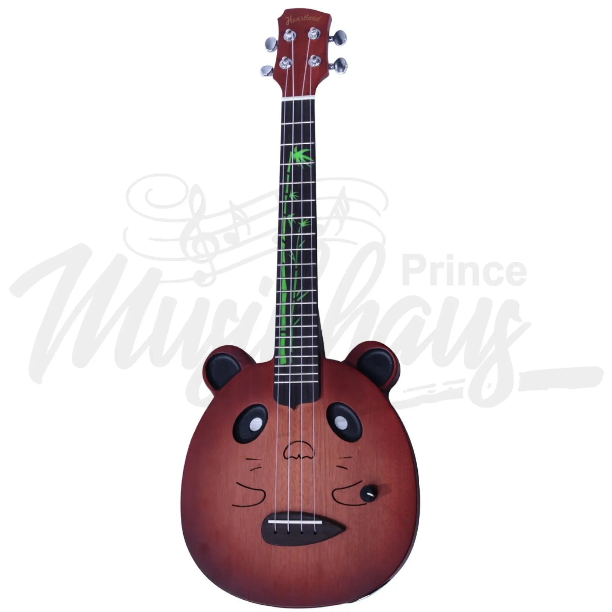 Panda Wood Electric Ukulele With Bag