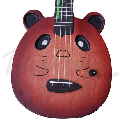 Panda Wood Electric Ukulele With Bag