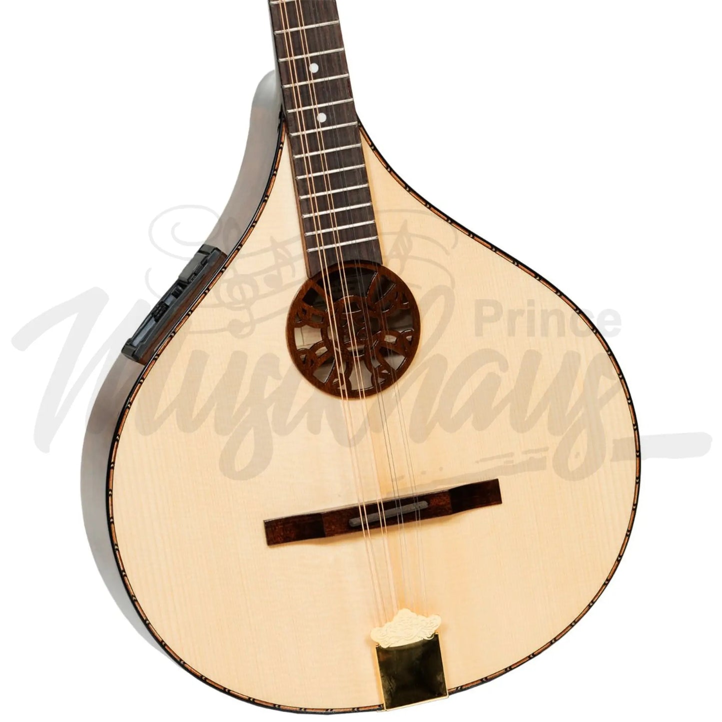 Traditional Electro Acoustic Irish Concert Bouzouki 8 Strings Maple Body With Spruce Top