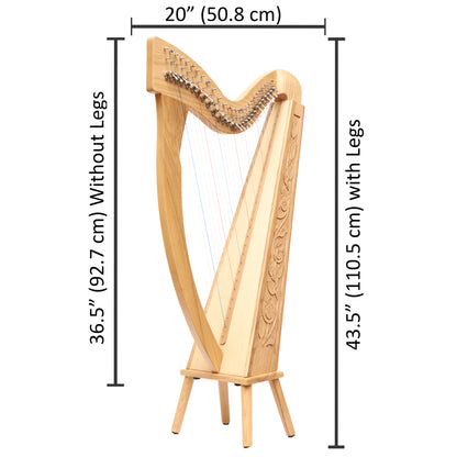 TRINITY HARP 27 STRING ASHWOOD