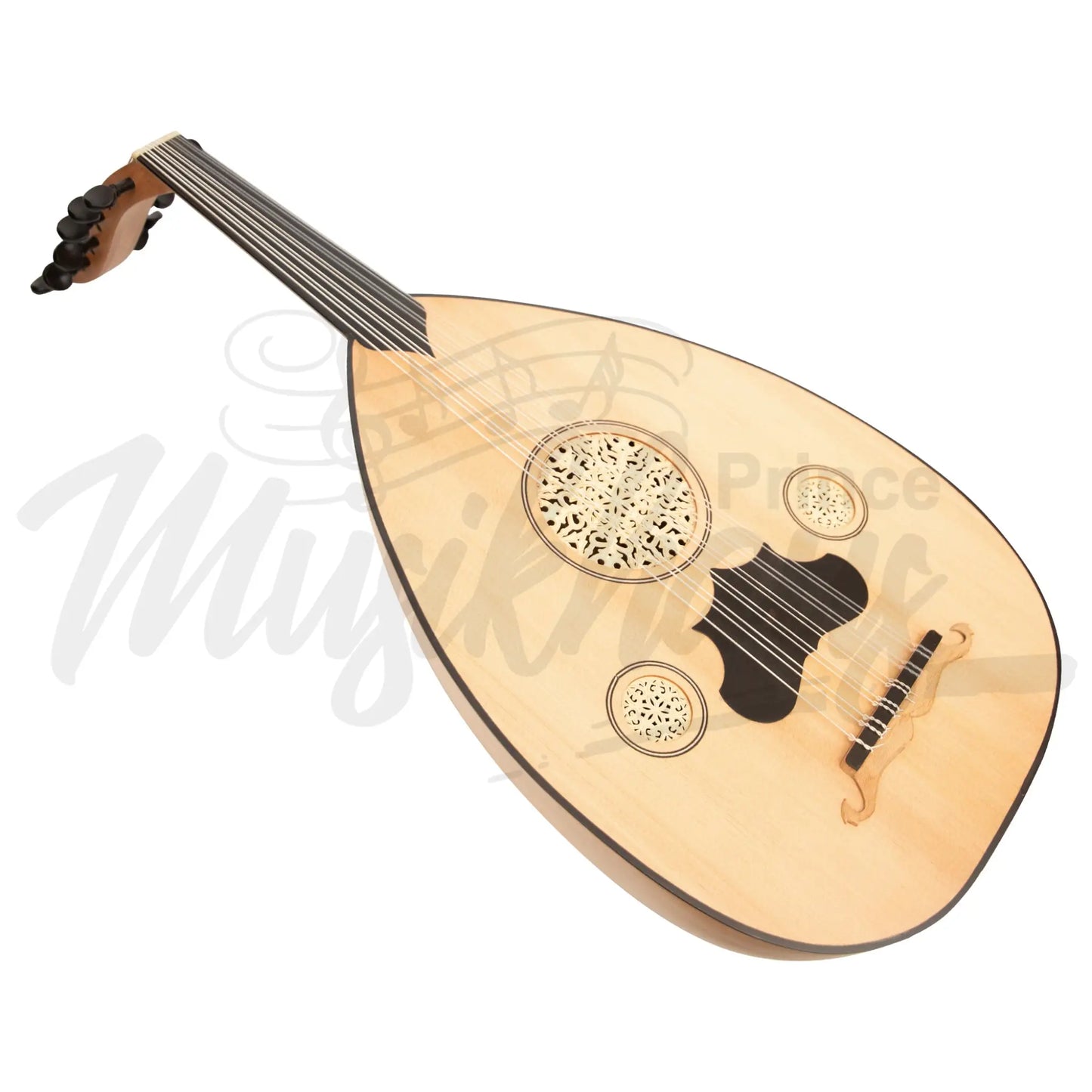 Turkish Oud 11 Strings Variegated Rosewood Lacewood