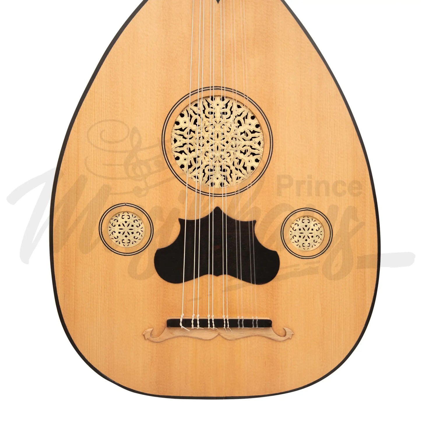 Turkish Oud 11 Strings Variegated Rosewood Lacewood