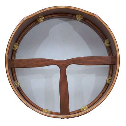 14"X6" HEARTLAND BODHRAN ROSEWOOD TUNABLE T-BAR DEEP TUNE