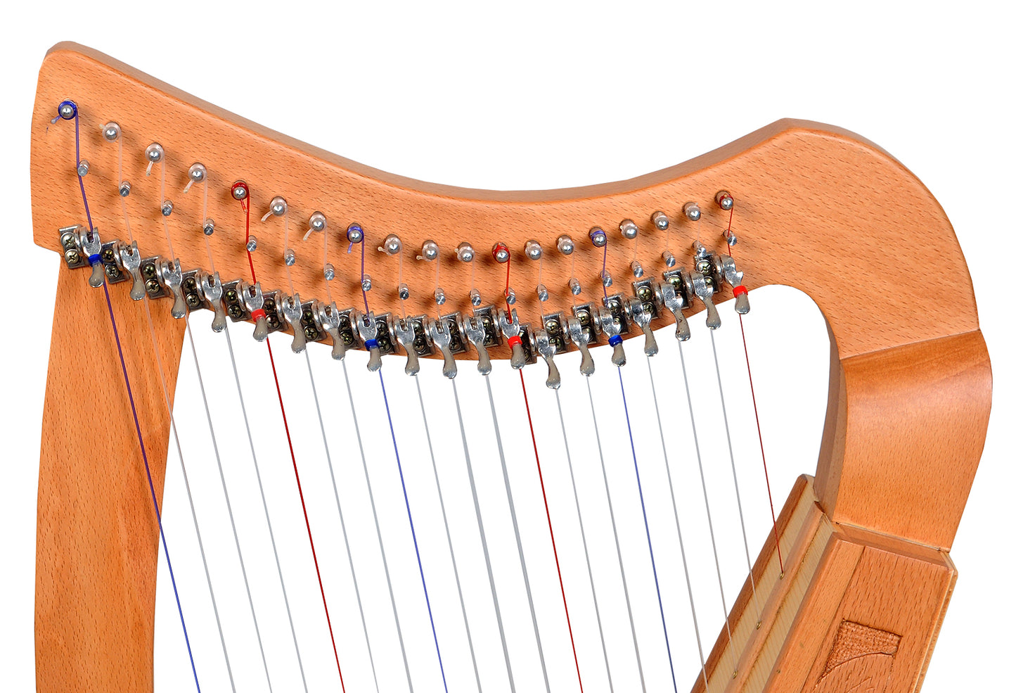 19 STRING TRINITY HARP BEECHWOOD