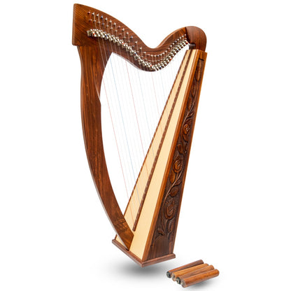 29 STRING TRINITY HARP ROSEWOOD