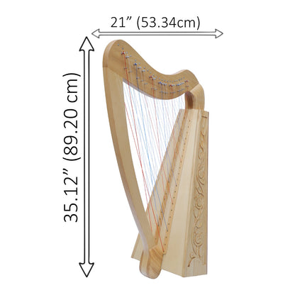 CROSS STRUNG HARP, 38 STRING ASHWOOD