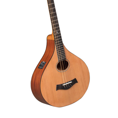 HEARTLAND IRISH BOUZOUKI DELUXE SAPELE WITH EQ, CEDAR TOP