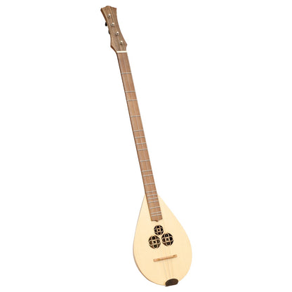 HEARTLAND WILDWOOD DULCIMER BANJO, 4 STRING VARIEGATED WALNUT LACEWOOD LEFT HAND