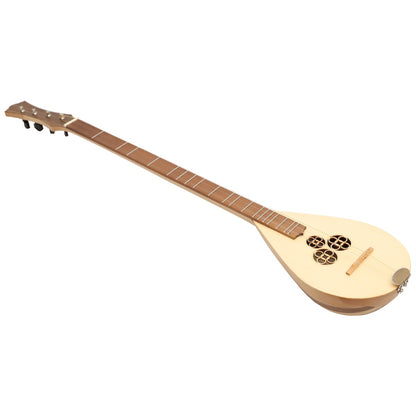 HEARTLAND WILDWOOD DULCIMER BANJO, 4 STRING VARIEGATED WALNUT LACEWOOD LEFT HAND