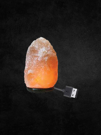Himalaya Salzlampe Mini USB Lampe in natürlicher Form