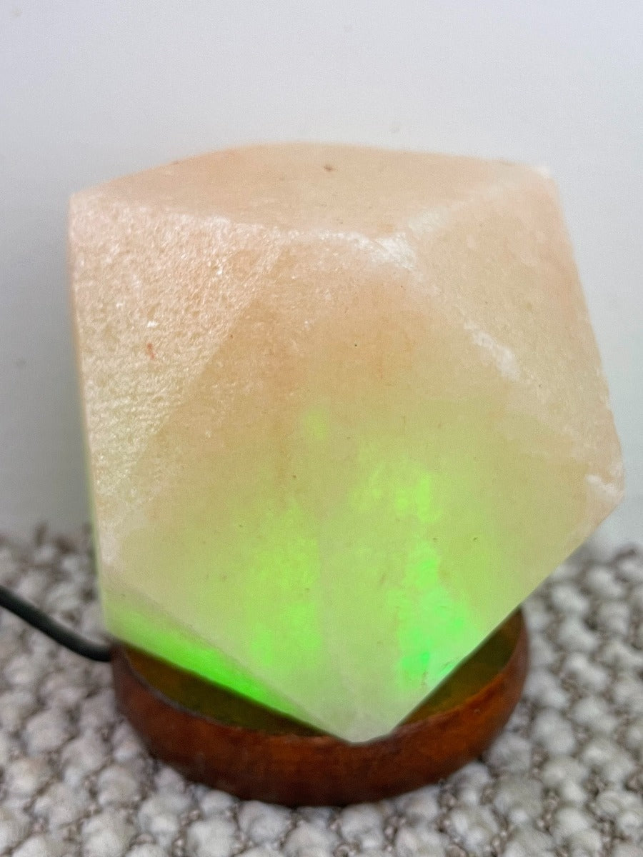 Himalaya Salzlampe Diamantförmige Mini USB Lampe
