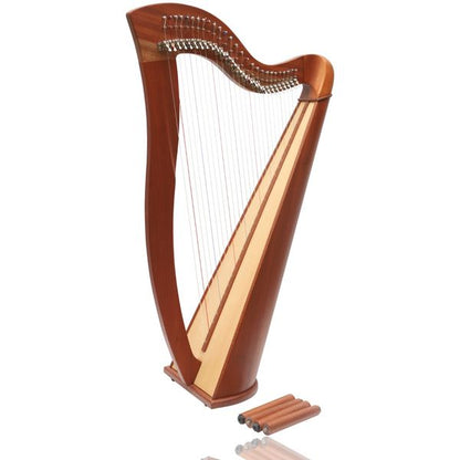 MUZIKKON MCHUGH HARP 27 STRINGS MAHOGANY ROUND BACK