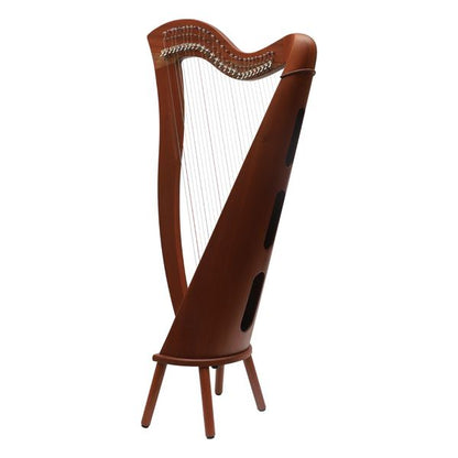 MUZIKKON MCHUGH HARP 27 STRINGS MAHOGANY ROUND BACK