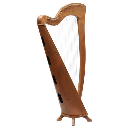 MCHUGH HARP 38 STRING WALNUT ROUND BACK