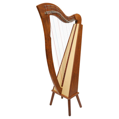 MUZIKKON MCHUGH HARP 27 STRING ROSEWOOD SQUARE BACK