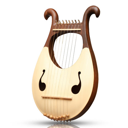 MUZIKKON LYRE HARP 8 STRING ROSEWOOD