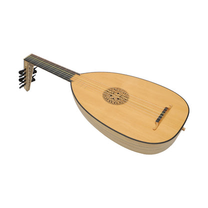 MUZIKKON RENAISSANCE LUTE DELUXE, 6 COURSE LEFT MAPLE