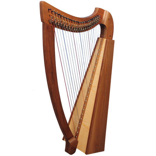 22 STRING TRINITY HARP WALNUT PLAIN