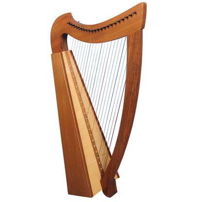 22 STRING TRINITY HARP WALNUT PLAIN